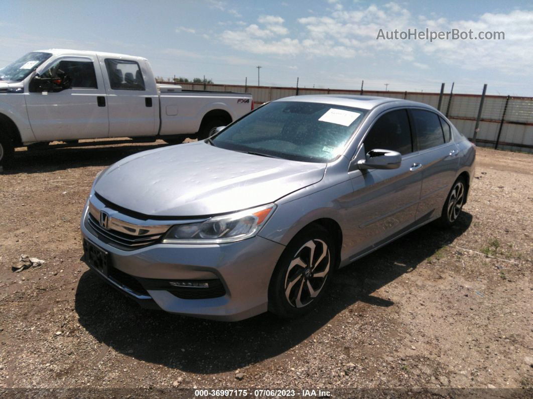 2017 Honda Accord Sedan Ex-l V6 Gray vin: 1HGCR3F0XHA023644