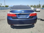 2014 Honda Accord Exl Blue vin: 1HGCR3F80EA019507