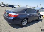 2014 Honda Accord Exl Blue vin: 1HGCR3F80EA019507