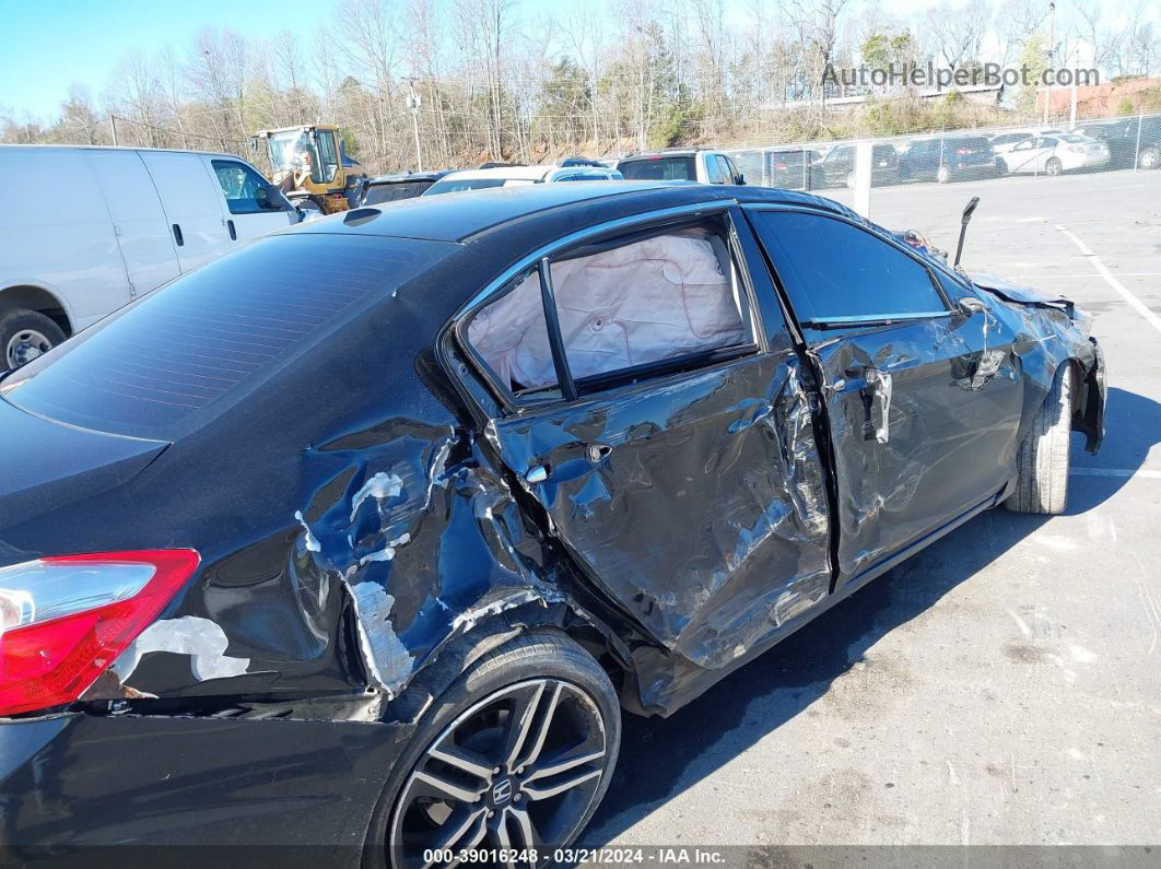 2014 Honda Accord Ex-l V-6 Black vin: 1HGCR3F80EA039143