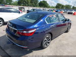 2017 Honda Accord Ex-l V6 Синий vin: 1HGCR3F80HA020693