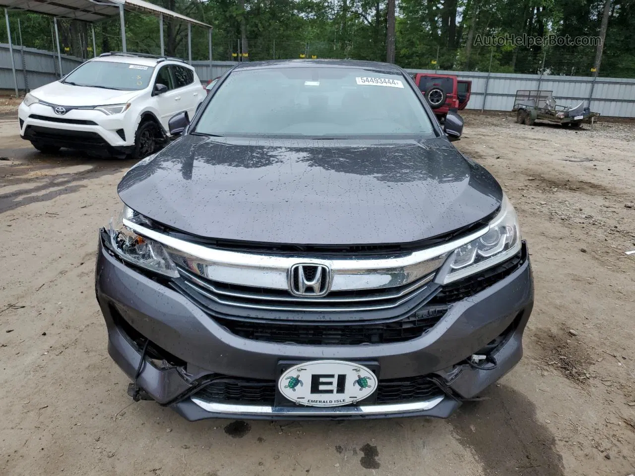 2017 Honda Accord Exl Gray vin: 1HGCR3F80HA031905