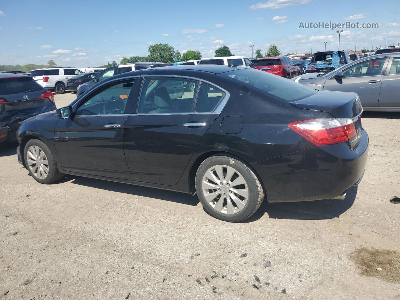 2014 Honda Accord Exl Black vin: 1HGCR3F81EA009455