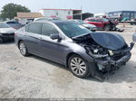 2015 Honda Accord Ex-l V-6 Gray vin: 1HGCR3F81FA025401