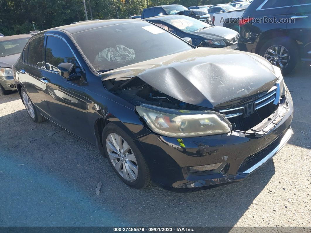 2015 Honda Accord Ex-l V-6 Черный vin: 1HGCR3F81FA025897