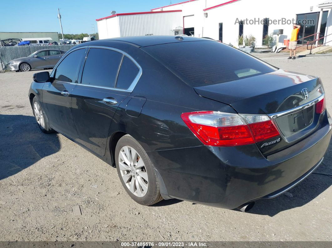 2015 Honda Accord Ex-l V-6 Черный vin: 1HGCR3F81FA025897