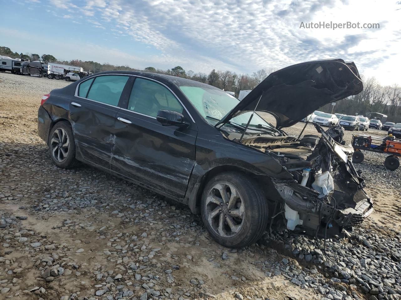 2016 Honda Accord Exl Black vin: 1HGCR3F81GA024525