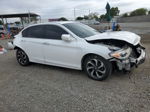 2017 Honda Accord Exl White vin: 1HGCR3F81HA000033