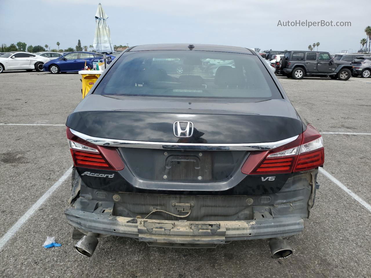 2017 Honda Accord Exl Черный vin: 1HGCR3F81HA034747