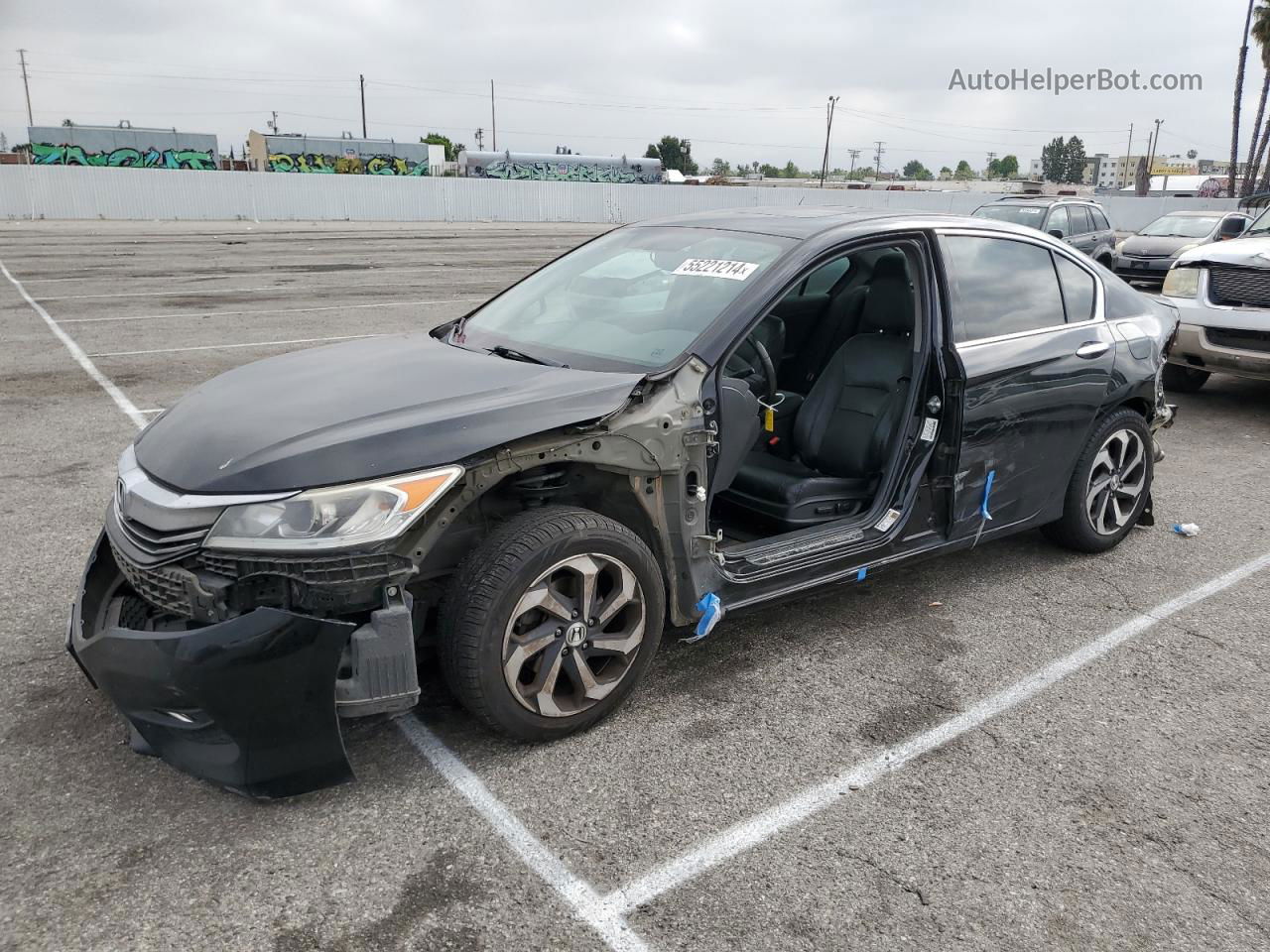 2017 Honda Accord Exl Black vin: 1HGCR3F81HA034747