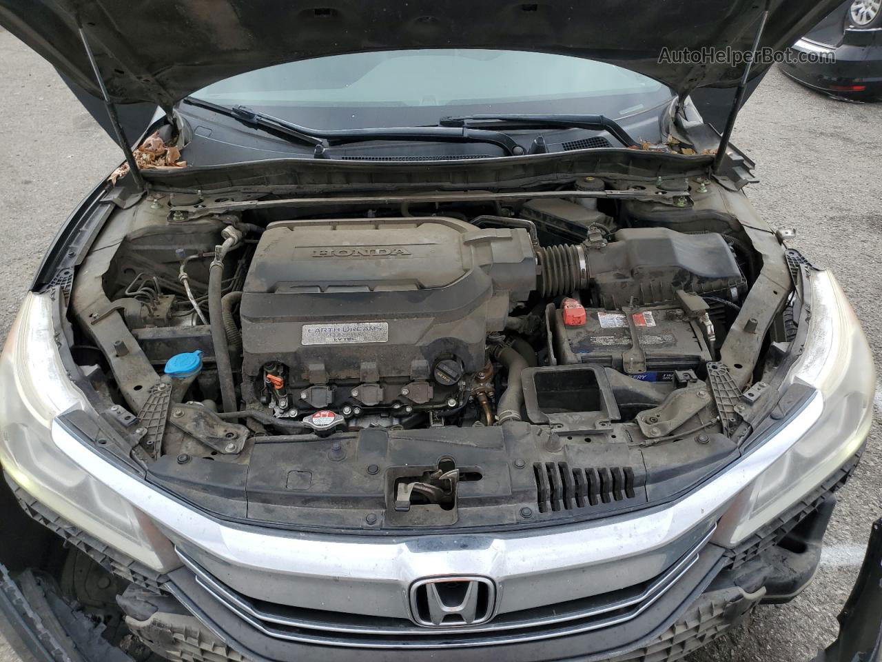 2017 Honda Accord Exl Черный vin: 1HGCR3F81HA034747