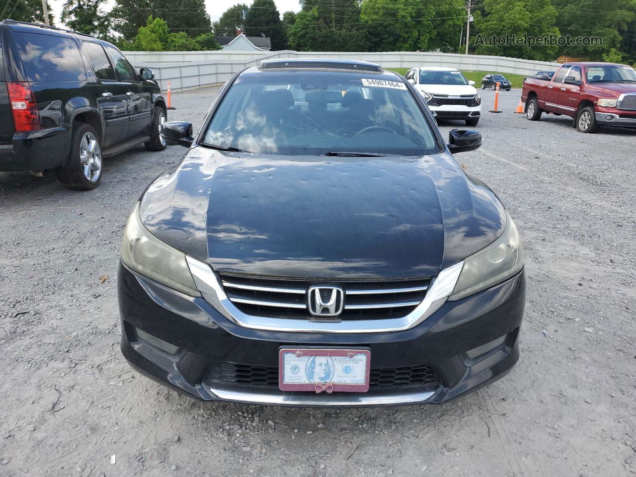 2014 Honda Accord Exl Black vin: 1HGCR3F82EA000148