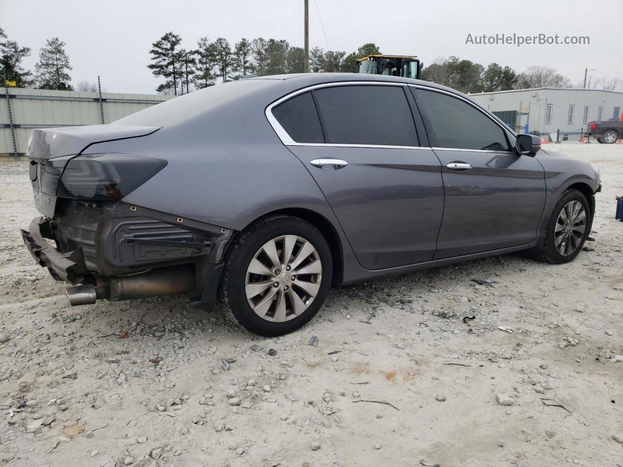 2014 Honda Accord Exl Gray vin: 1HGCR3F82EA021419