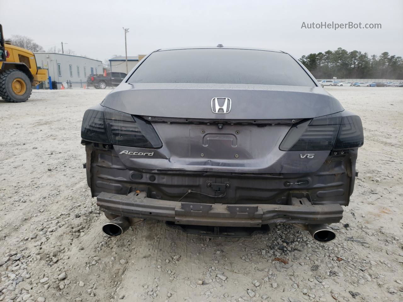 2014 Honda Accord Exl Серый vin: 1HGCR3F82EA021419