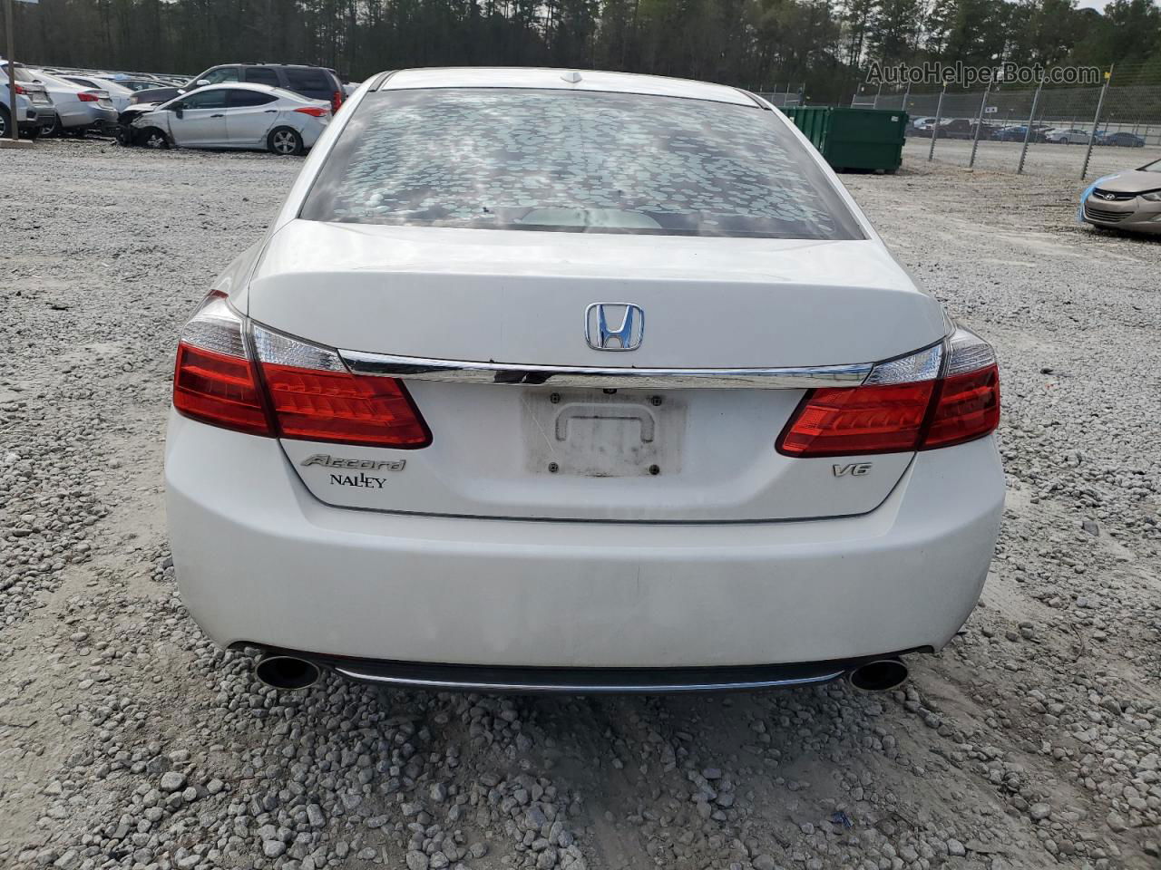 2014 Honda Accord Exl White vin: 1HGCR3F82EA027088