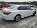 2014 Honda Accord Exl White vin: 1HGCR3F82EA027088