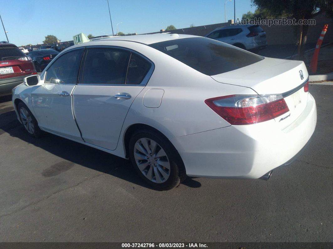 2015 Honda Accord Sedan Ex-l White vin: 1HGCR3F82FA001124