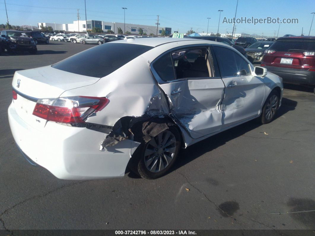 2015 Honda Accord Sedan Ex-l White vin: 1HGCR3F82FA001124