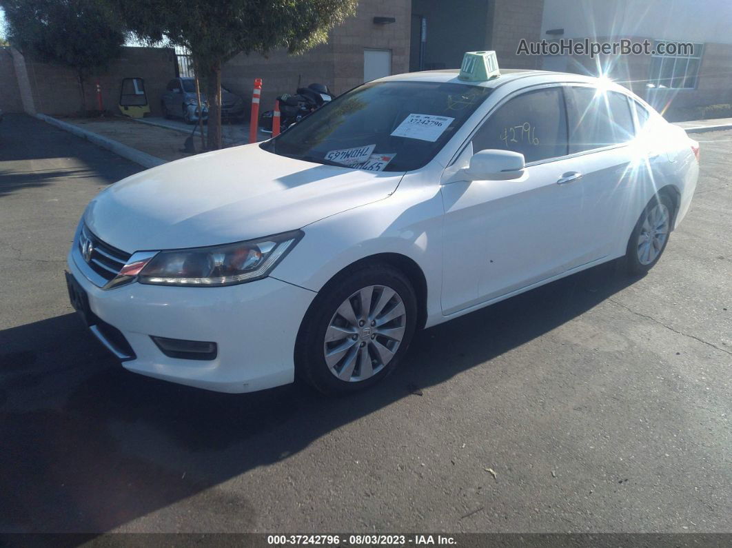 2015 Honda Accord Sedan Ex-l White vin: 1HGCR3F82FA001124