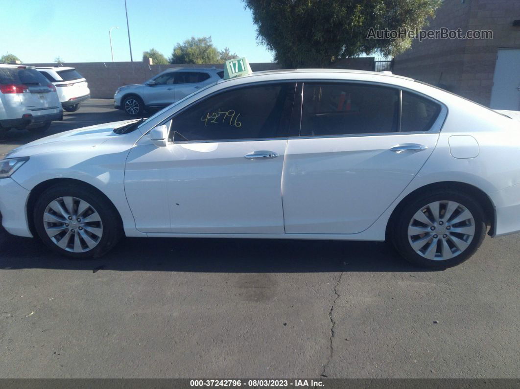 2015 Honda Accord Sedan Ex-l White vin: 1HGCR3F82FA001124