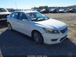 2015 Honda Accord Ex-l V-6 White vin: 1HGCR3F82FA006453