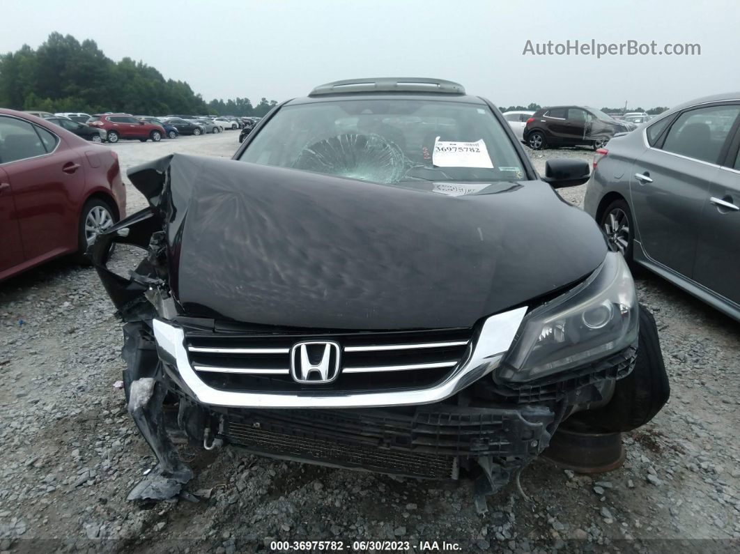 2015 Honda Accord Sedan Ex-l Black vin: 1HGCR3F82FA028954