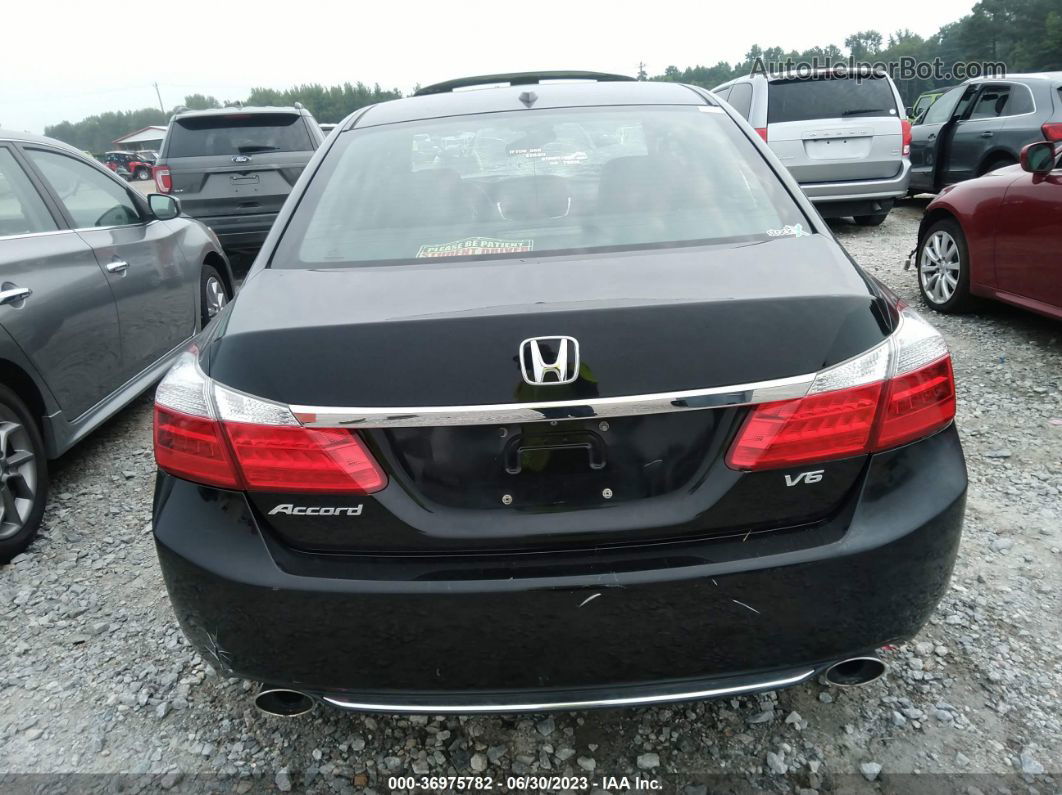 2015 Honda Accord Sedan Ex-l Черный vin: 1HGCR3F82FA028954