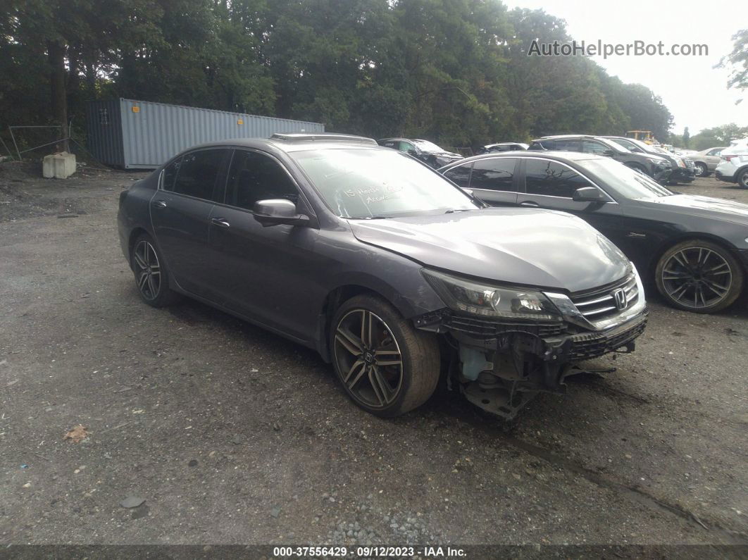 2015 Honda Accord Sedan Ex-l Серый vin: 1HGCR3F82FA032664