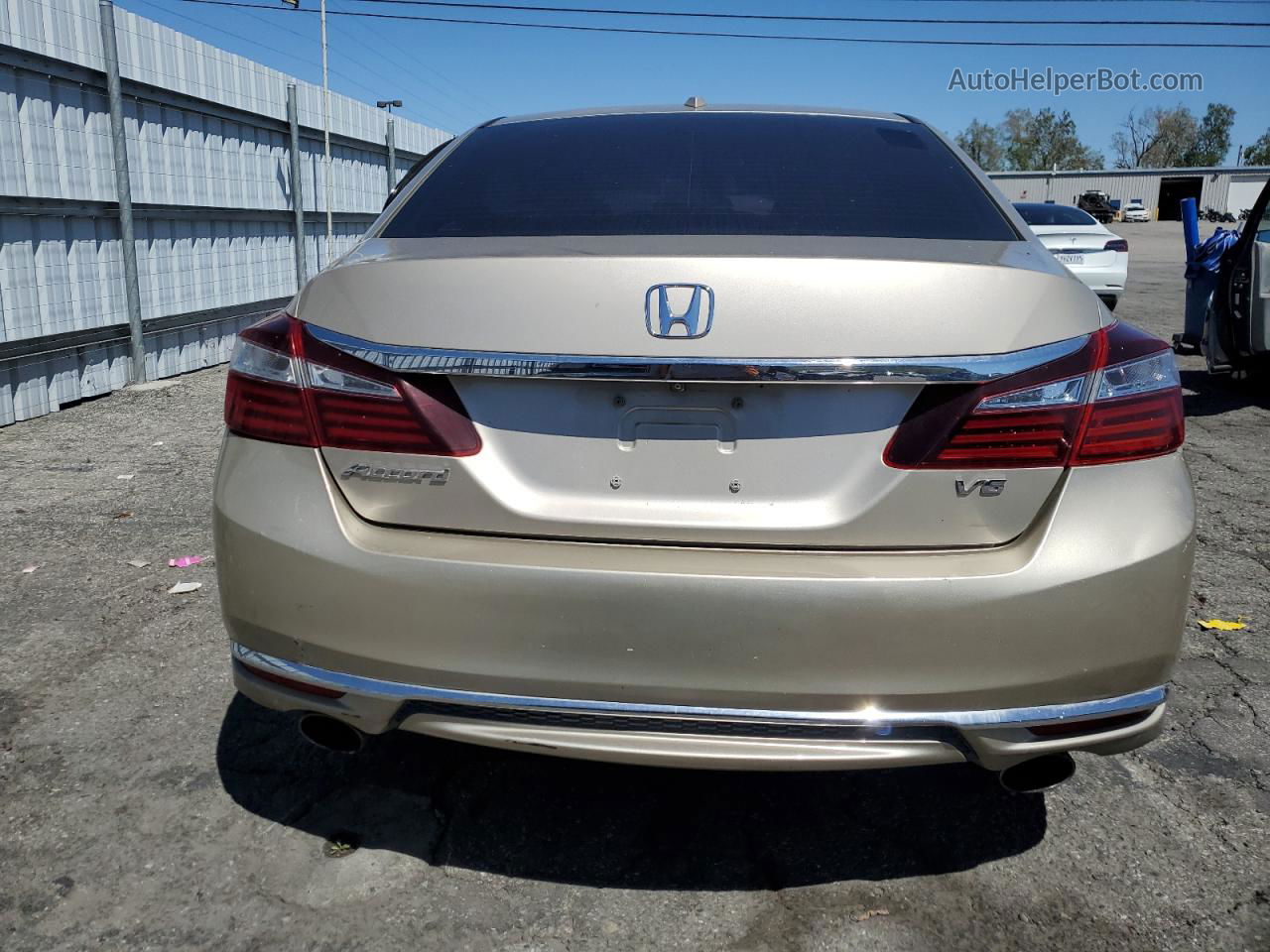 2017 Honda Accord Exl Золотой vin: 1HGCR3F82HA021246