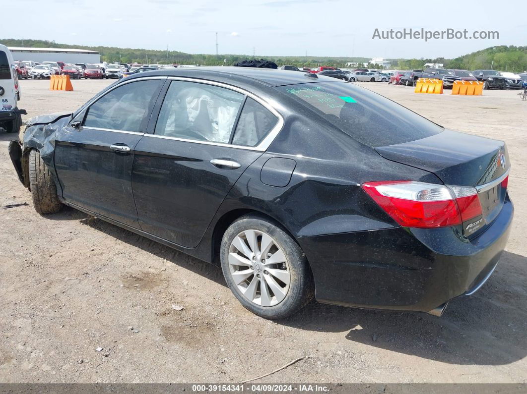 2014 Honda Accord Ex-l V-6 Черный vin: 1HGCR3F83EA000059