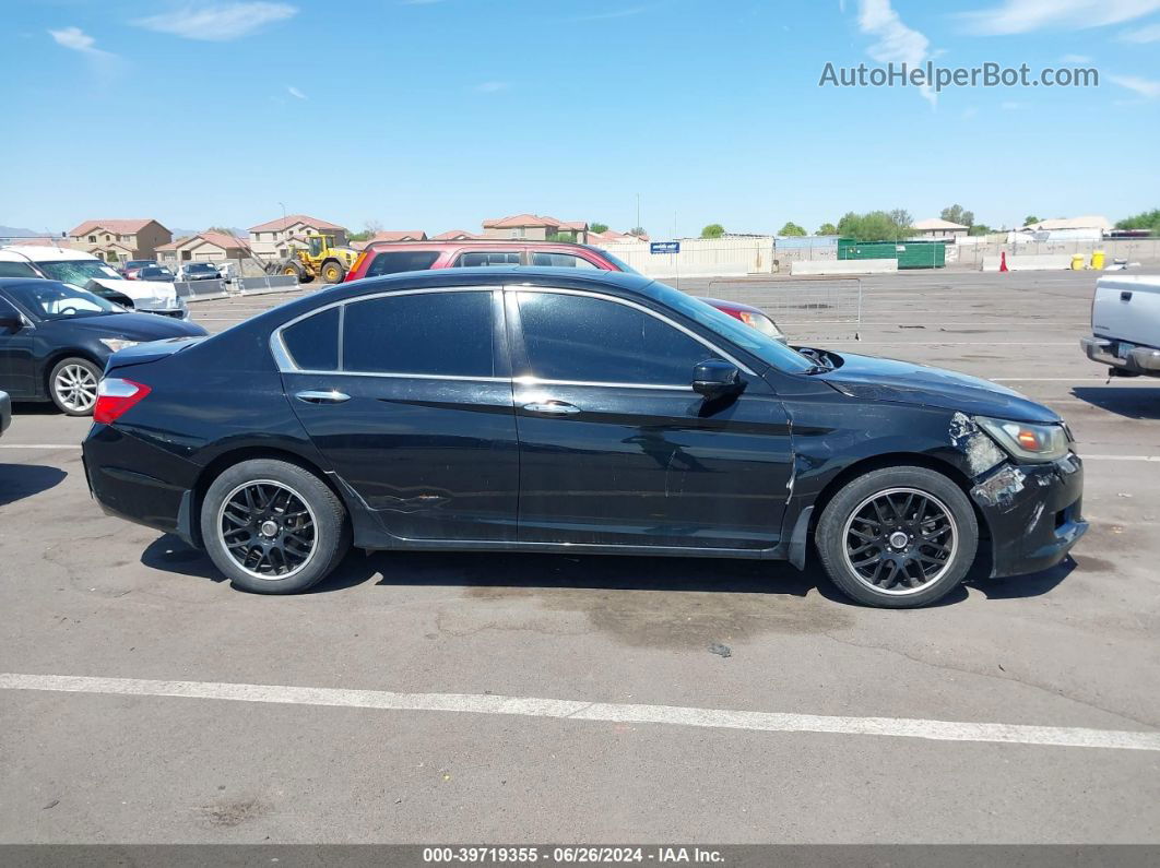 2014 Honda Accord Ex-l V-6 Black vin: 1HGCR3F83EA005620