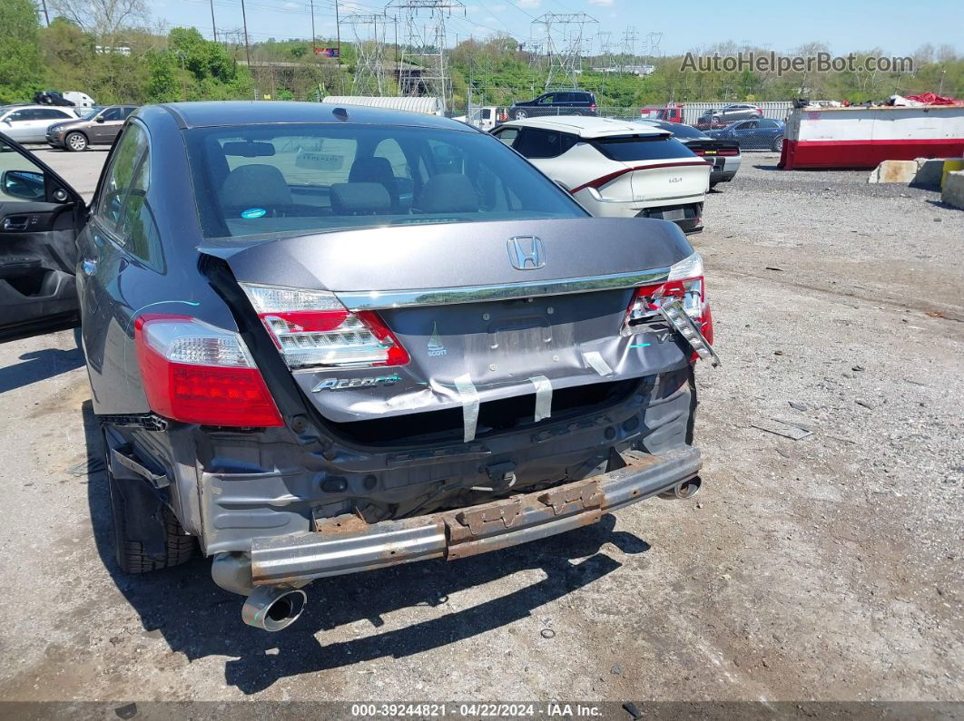 2014 Honda Accord Ex-l V-6 Gray vin: 1HGCR3F83EA015192