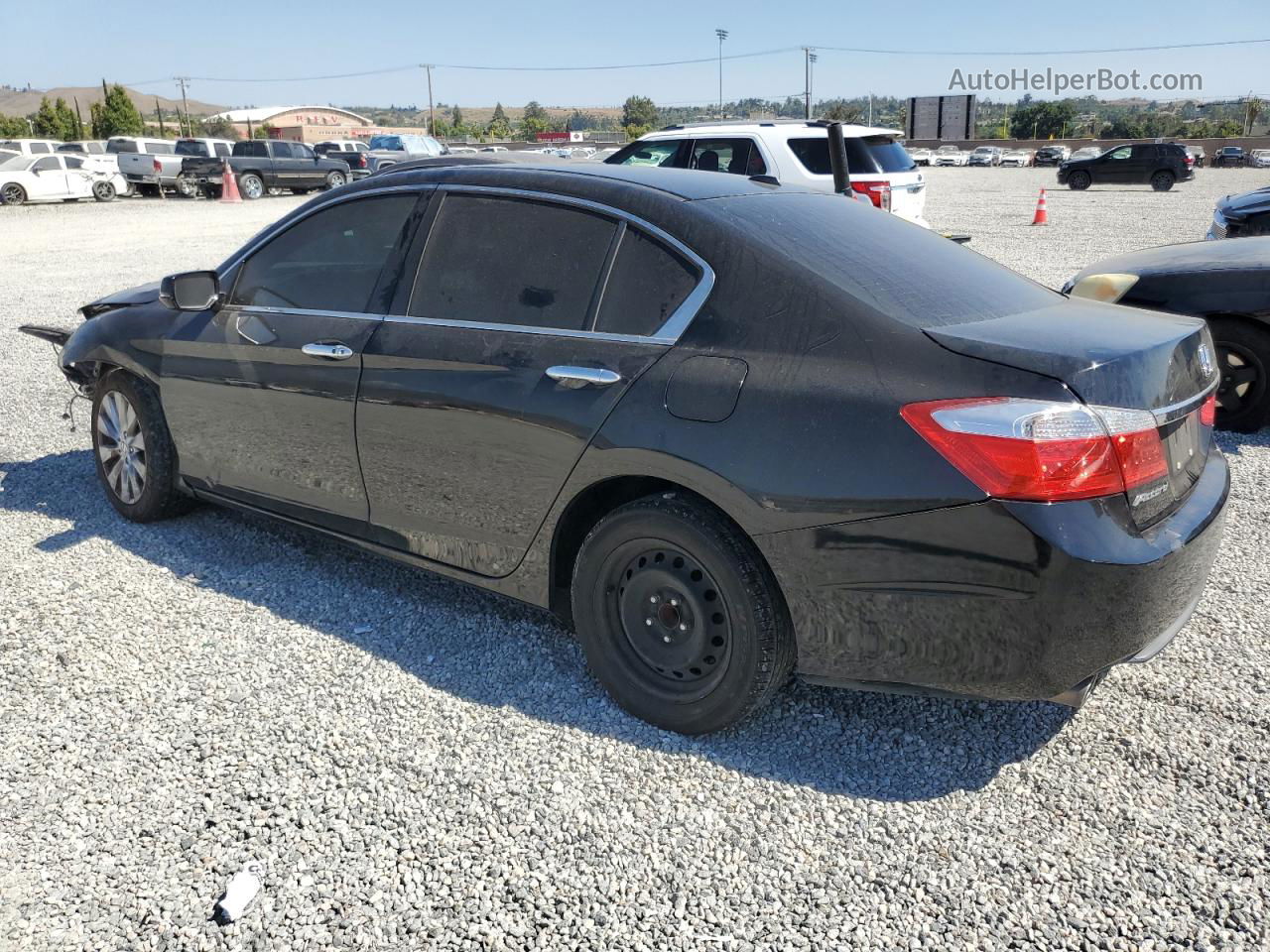 2014 Honda Accord Exl Black vin: 1HGCR3F83EA024930