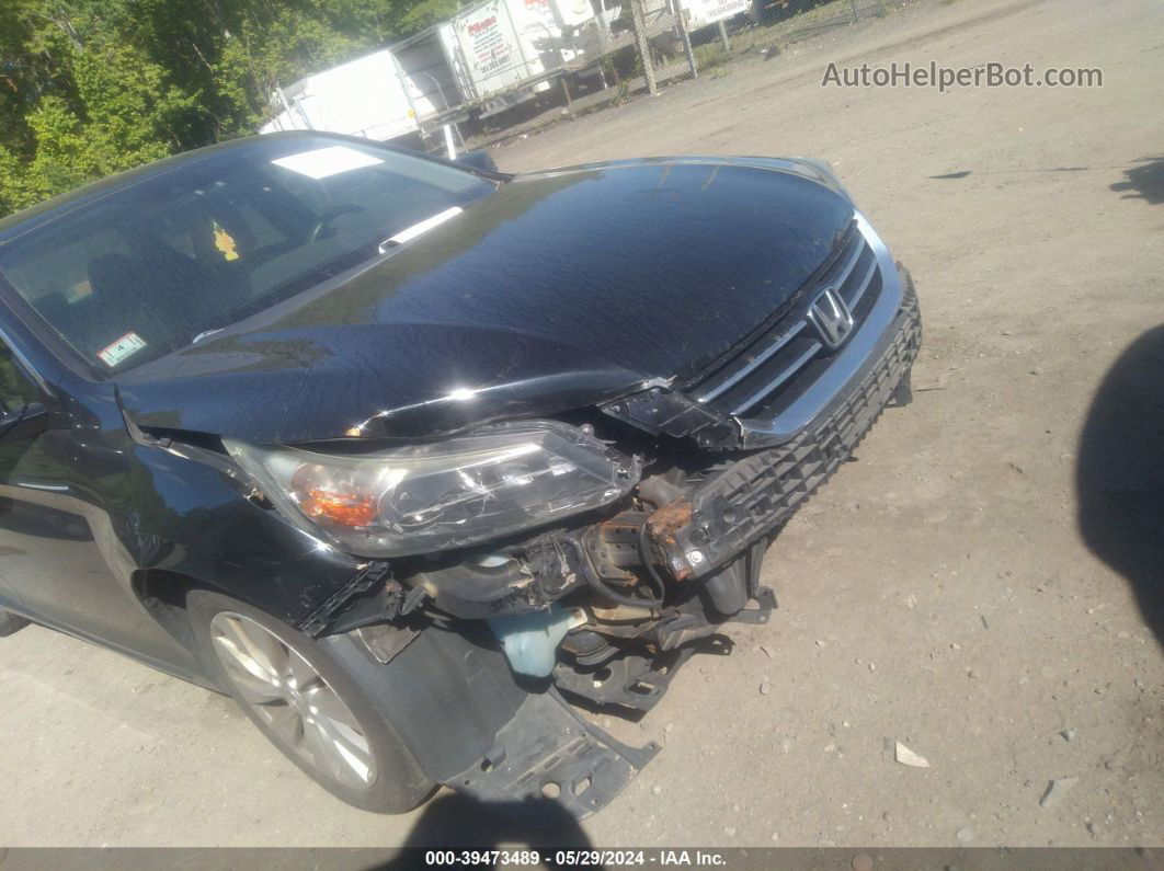 2014 Honda Accord Ex-l V-6 Черный vin: 1HGCR3F83EA039802