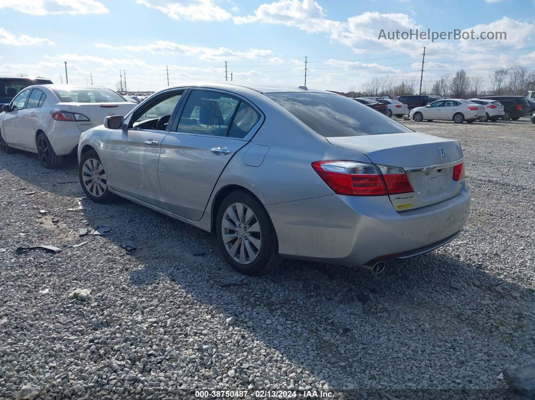 2015 Honda Accord Ex-l V-6 Light Blue vin: 1HGCR3F83FA006073