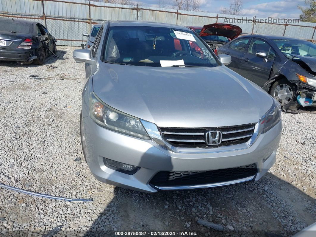 2015 Honda Accord Ex-l V-6 Light Blue vin: 1HGCR3F83FA006073