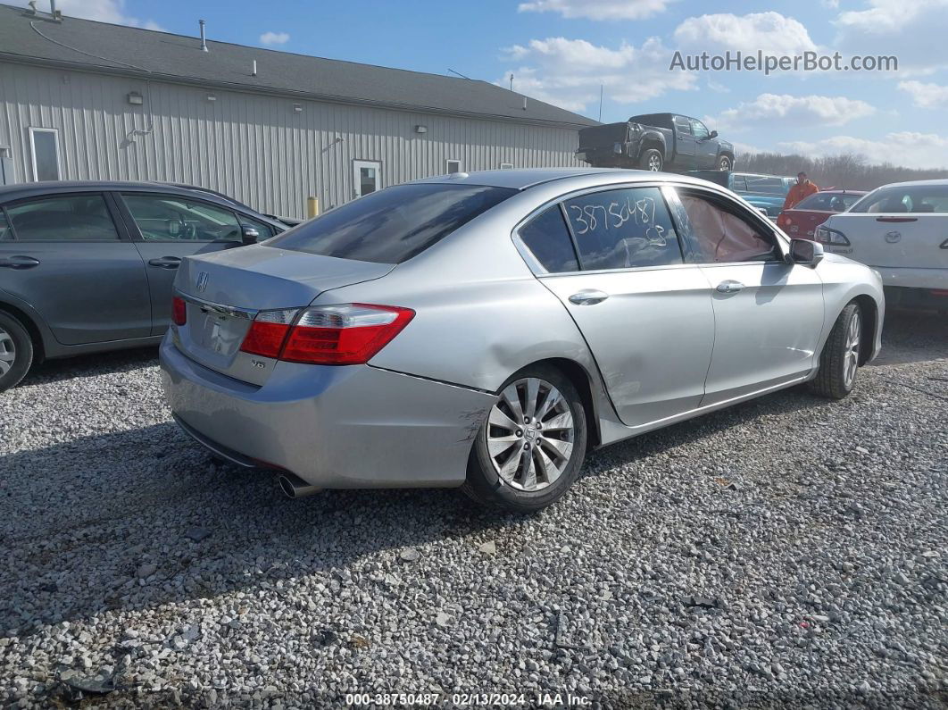 2015 Honda Accord Ex-l V-6 Light Blue vin: 1HGCR3F83FA006073