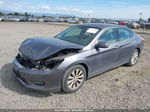 2015 Honda Accord Ex-l V-6 Gray vin: 1HGCR3F83FA008471