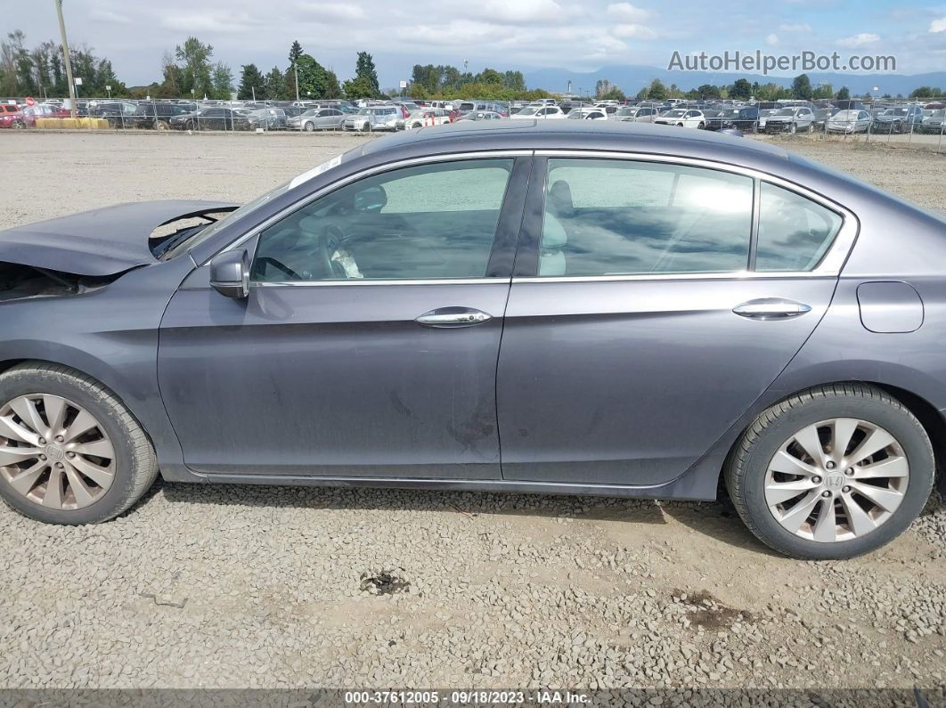 2015 Honda Accord Ex-l V-6 Gray vin: 1HGCR3F83FA008471