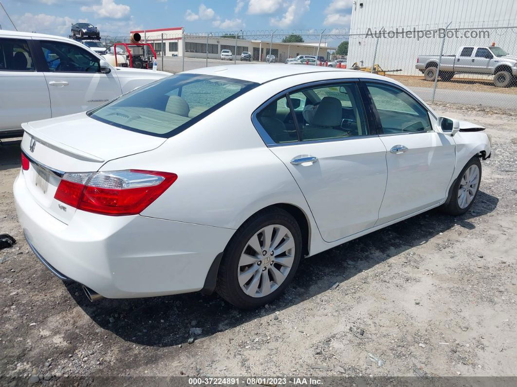 2015 Honda Accord Ex-l V-6 Белый vin: 1HGCR3F83FA012505