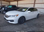 2016 Honda Accord Ex-l V-6 White vin: 1HGCR3F83GA035123