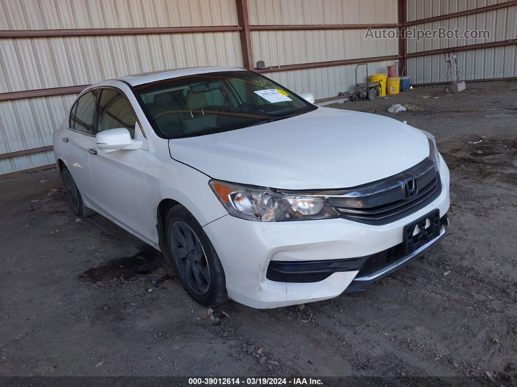 2016 Honda Accord Ex-l V-6 White vin: 1HGCR3F83GA035123