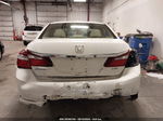 2017 Honda Accord Ex-l V6 White vin: 1HGCR3F83HA040338