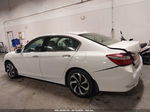 2017 Honda Accord Ex-l V6 White vin: 1HGCR3F83HA040338