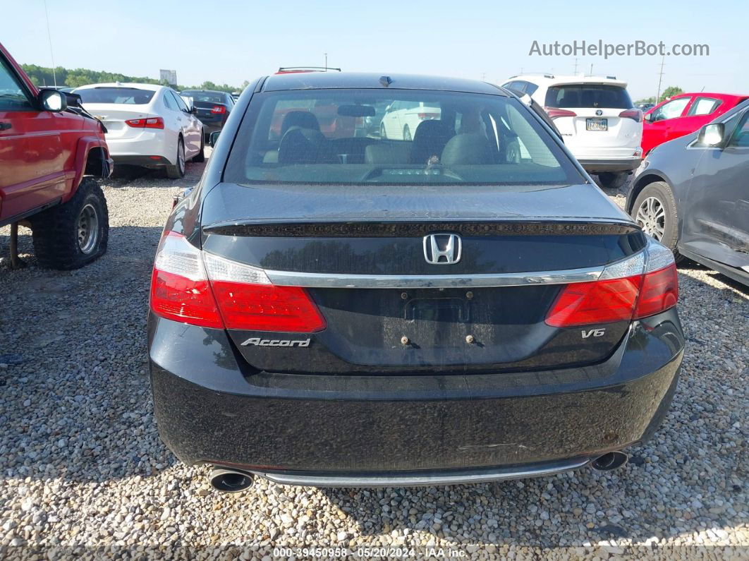 2014 Honda Accord Ex-l V-6 Black vin: 1HGCR3F84EA040831