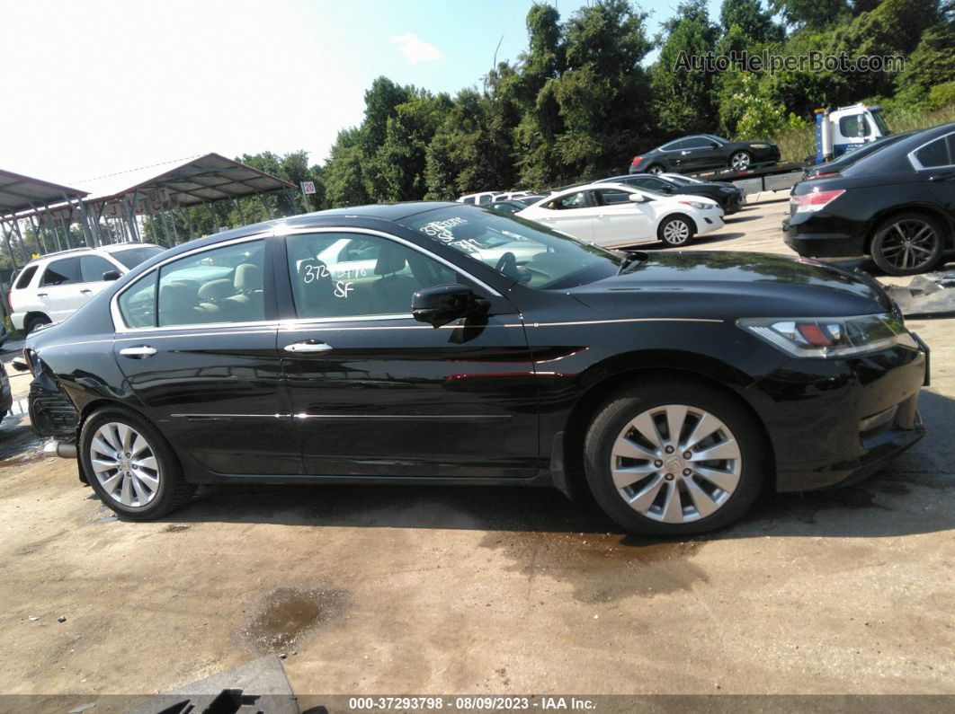 2015 Honda Accord Ex-l V-6 Black vin: 1HGCR3F84FA028440