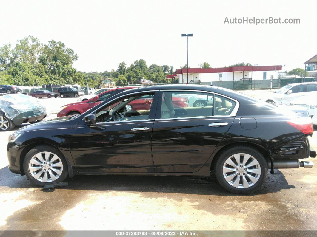 2015 Honda Accord Ex-l V-6 Black vin: 1HGCR3F84FA028440