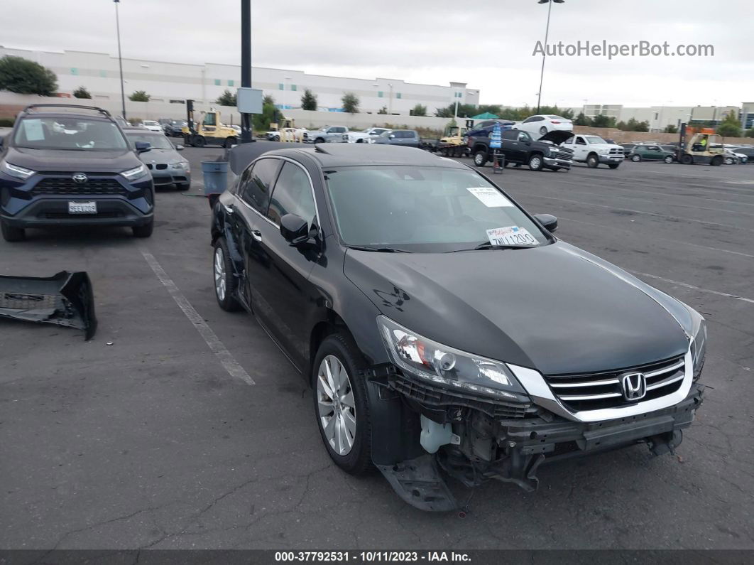 2015 Honda Accord Sedan Ex-l Black vin: 1HGCR3F84FA035355