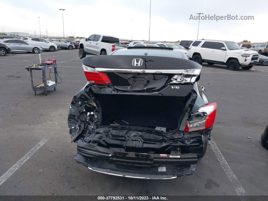 2015 Honda Accord Sedan Ex-l Black vin: 1HGCR3F84FA035355