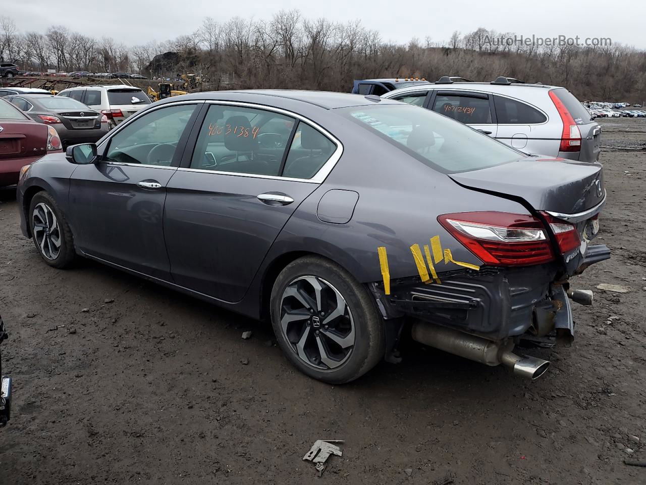 2017 Honda Accord Exl Gray vin: 1HGCR3F84HA045869